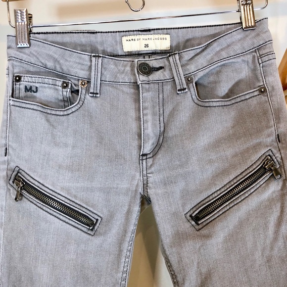 marc by marc jacobs zipper skinny jeans - Picture 4 of 8